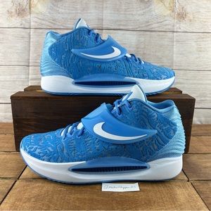 Nike KD 14 TB ‘University Blue’ White Basketball Shoes DM5040-405 RARE
